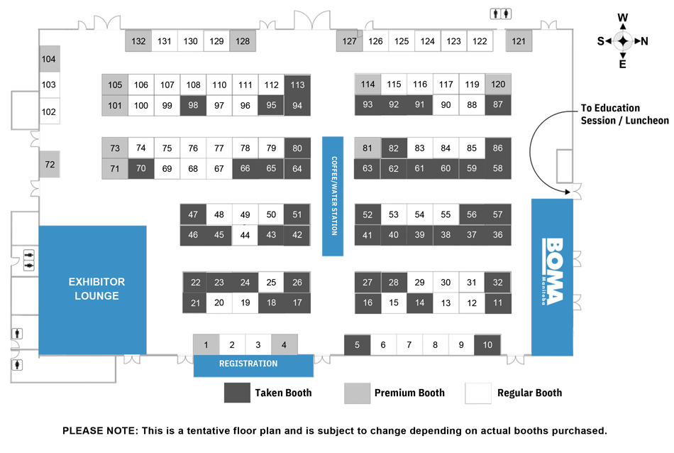 2025 Expo Floor Plan