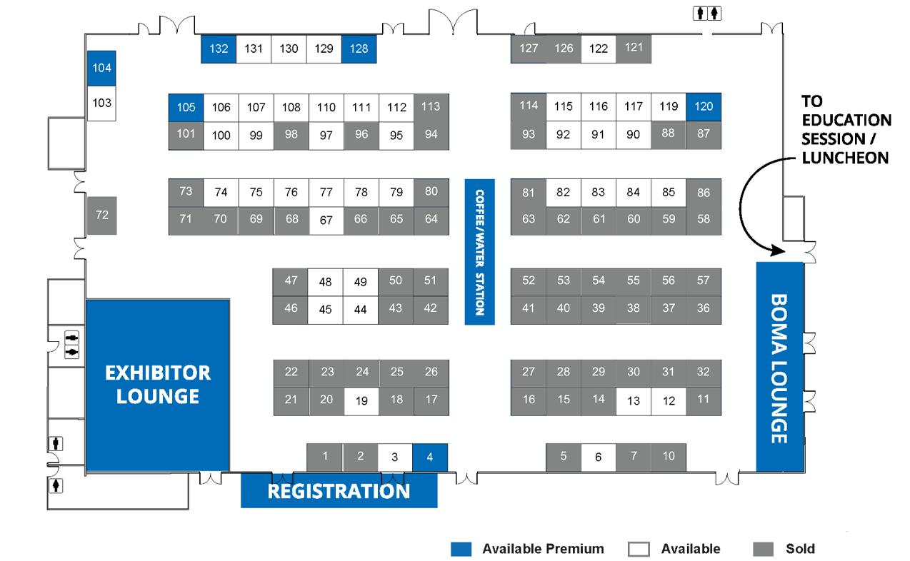 2025 Expo Floor Plan