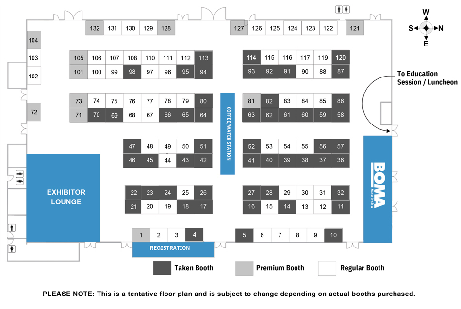 2025 Expo Floor Plan