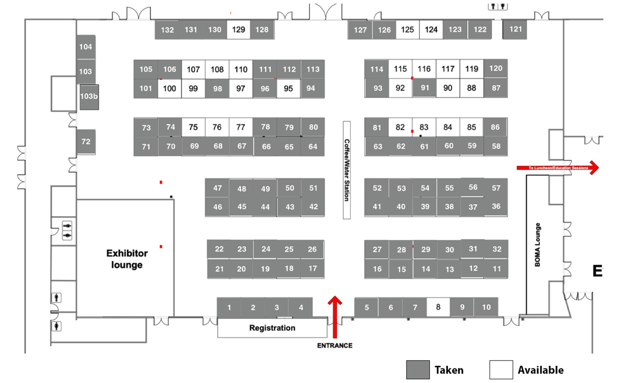 2025 Expo Floor Plan