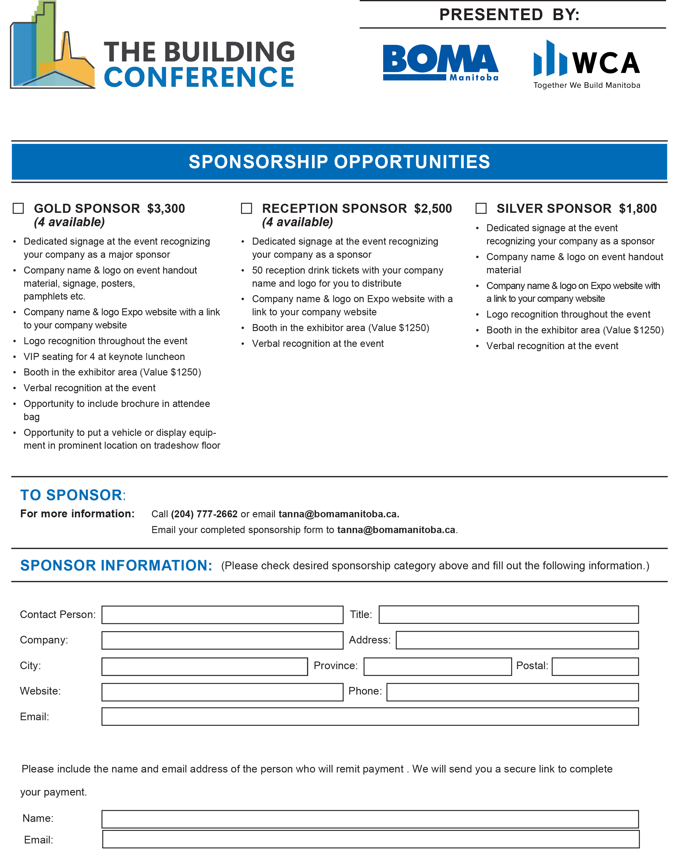Sponsorship Package download