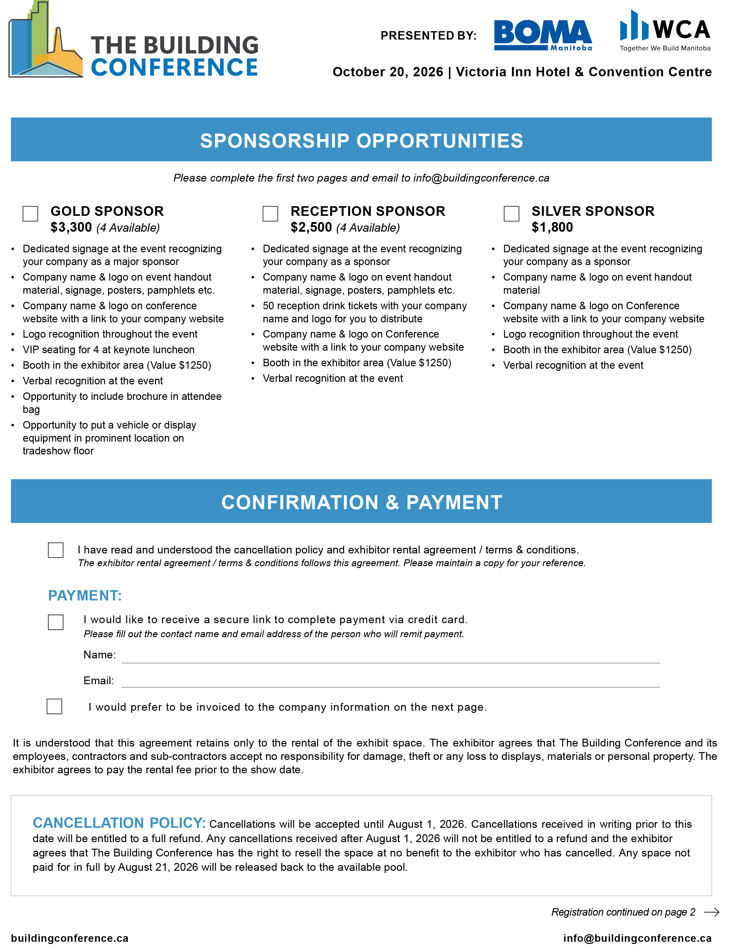 Sponsorship Package download